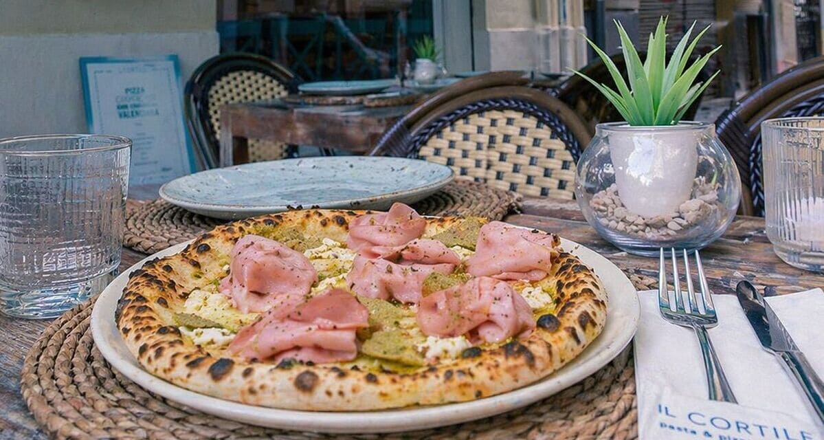 mejor pizza valencia il cortile
